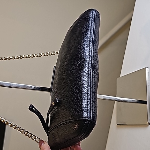 Kate Spade Black Pebbled Leather Berkshire Rd. MiniBag Goldtone Hardware EUC - Picture 5 of 14